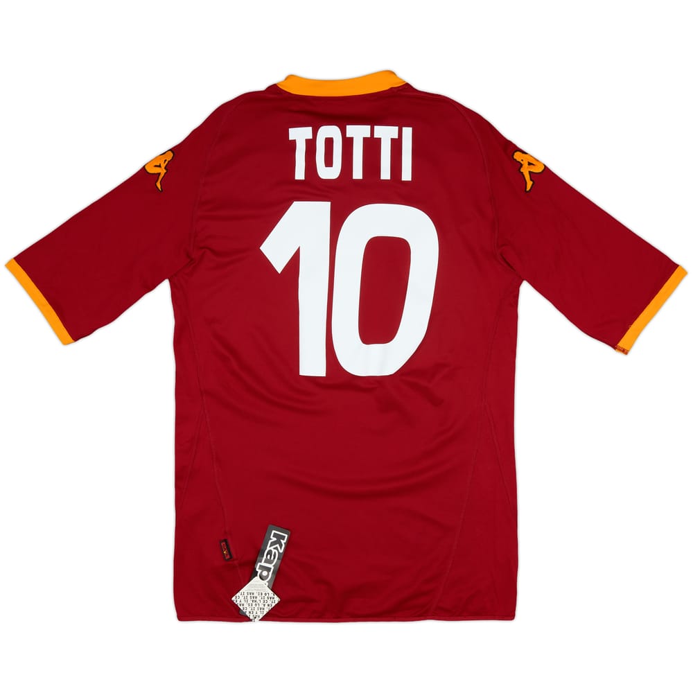 2007-08 Roma Home Shirt Totti #10 (XXL)