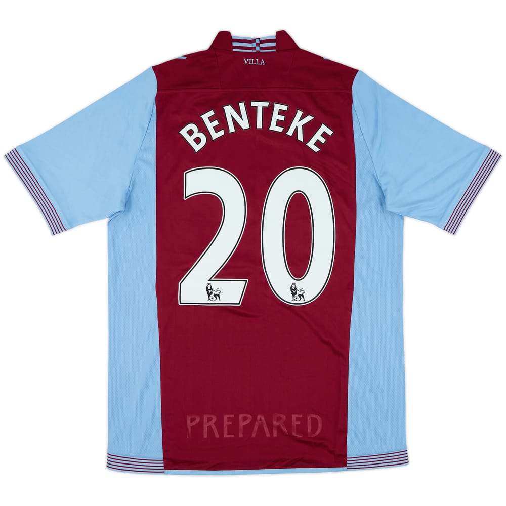 2013-14 Aston Villa Home Shirt Benteke #20 (L)