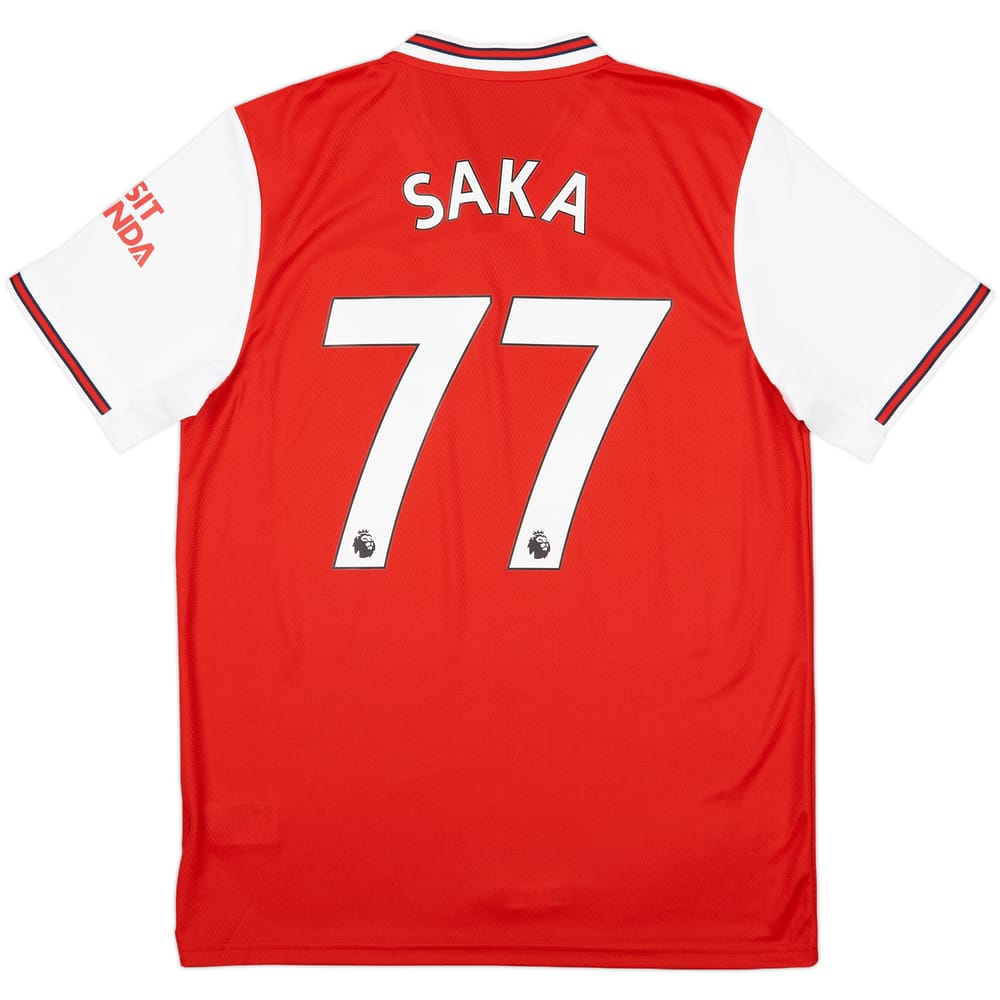 2019-20 Arsenal Home Shirt Saka #77 (L)