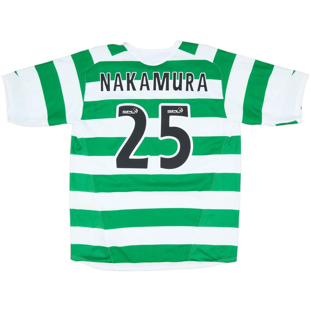 2005-07 Celtic Home Shirt Nakamura #25 (L)