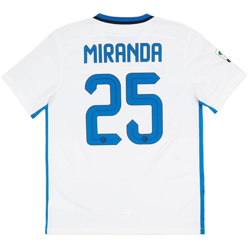 2015-16 Inter Milan Away Shirt Miranda #25 (L)