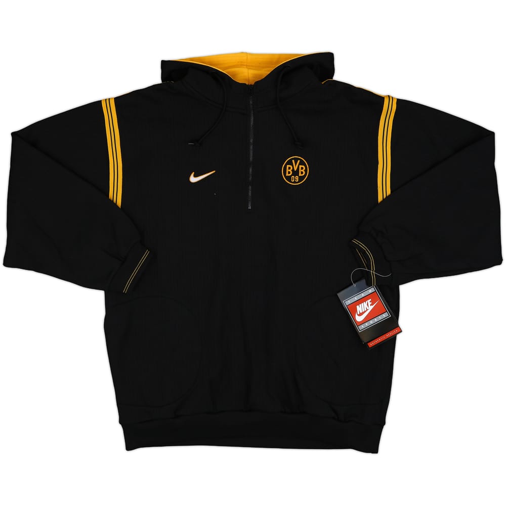 1998-00 Borussia Dortmund Nike 1/2 Zip Hooded Top (L)