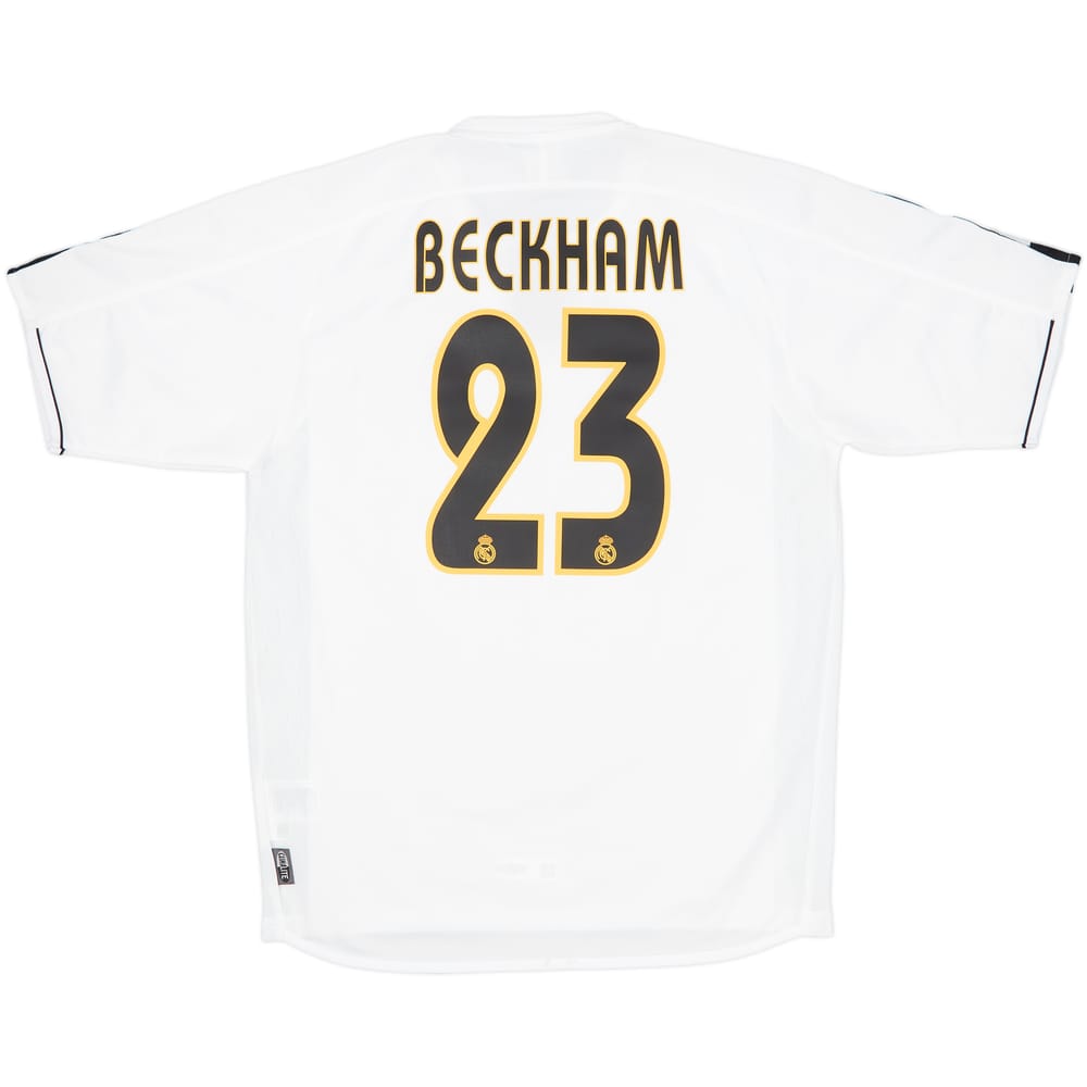 2003-04 Real Madrid Home Shirt Beckham #23 (S)