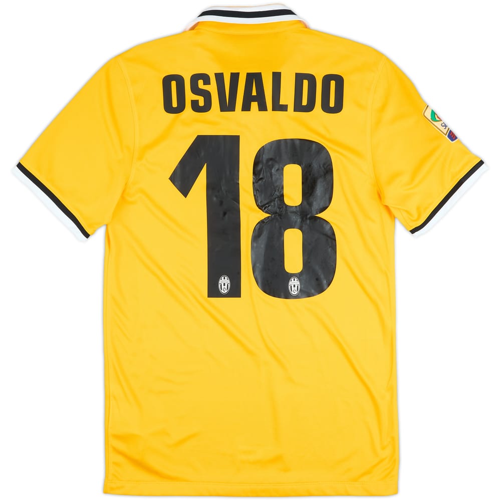 2013-14 Juventus Away Shirt Osvaldo #18 (S)