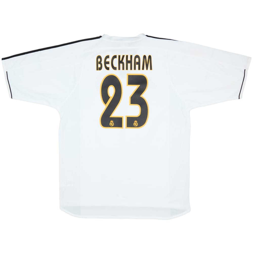 2003-04 Real Madrid Home Shirt Beckham #23 (L)