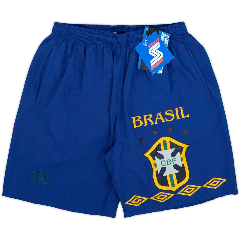 1994-96 Brazil Umbro Leisure Shorts (L)