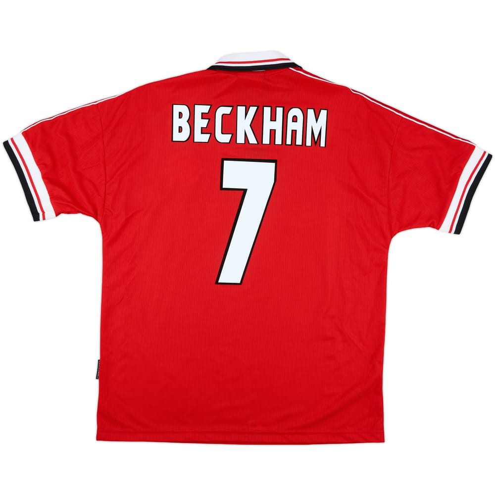 1998-00 Manchester United Home Shirt Beckham #7 (L)