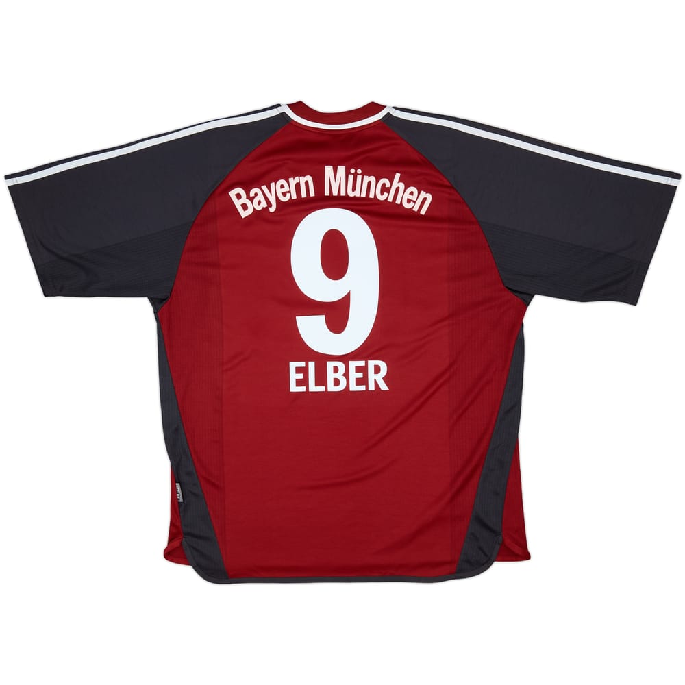 2001-02 Bayern Munich Home Shirt Elber #9 (XL)