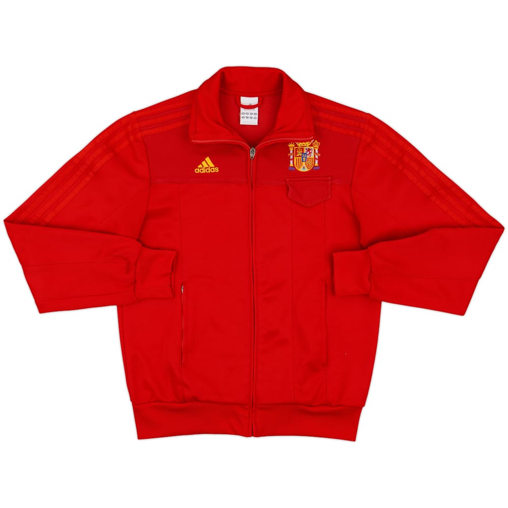 2007-08 Spain adidas Track Jacket - 8/10 - (S)