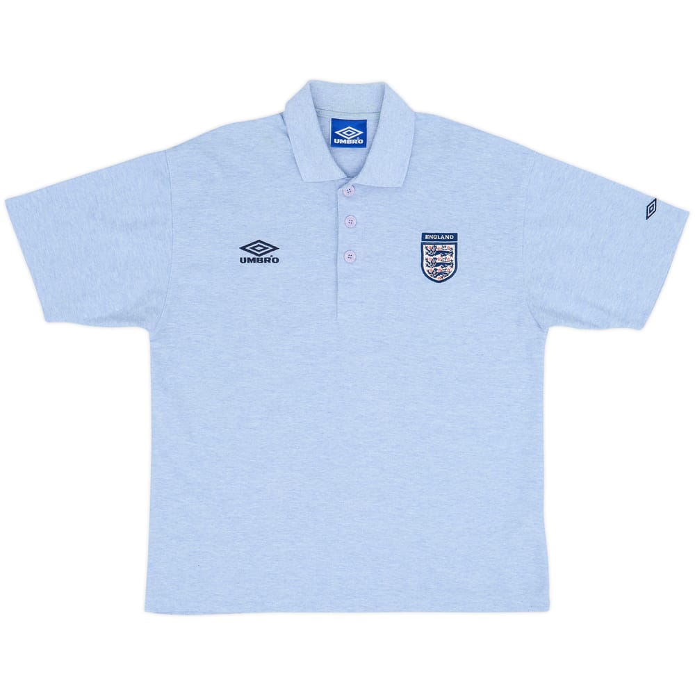 2002-03 England Umbro Polo Shirt - 8/10 - (M)