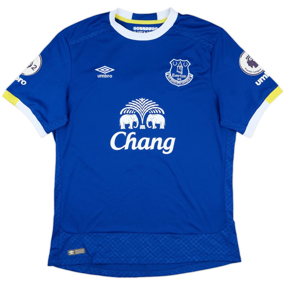 2016-17 Everton Match Issue Home Shirt #2