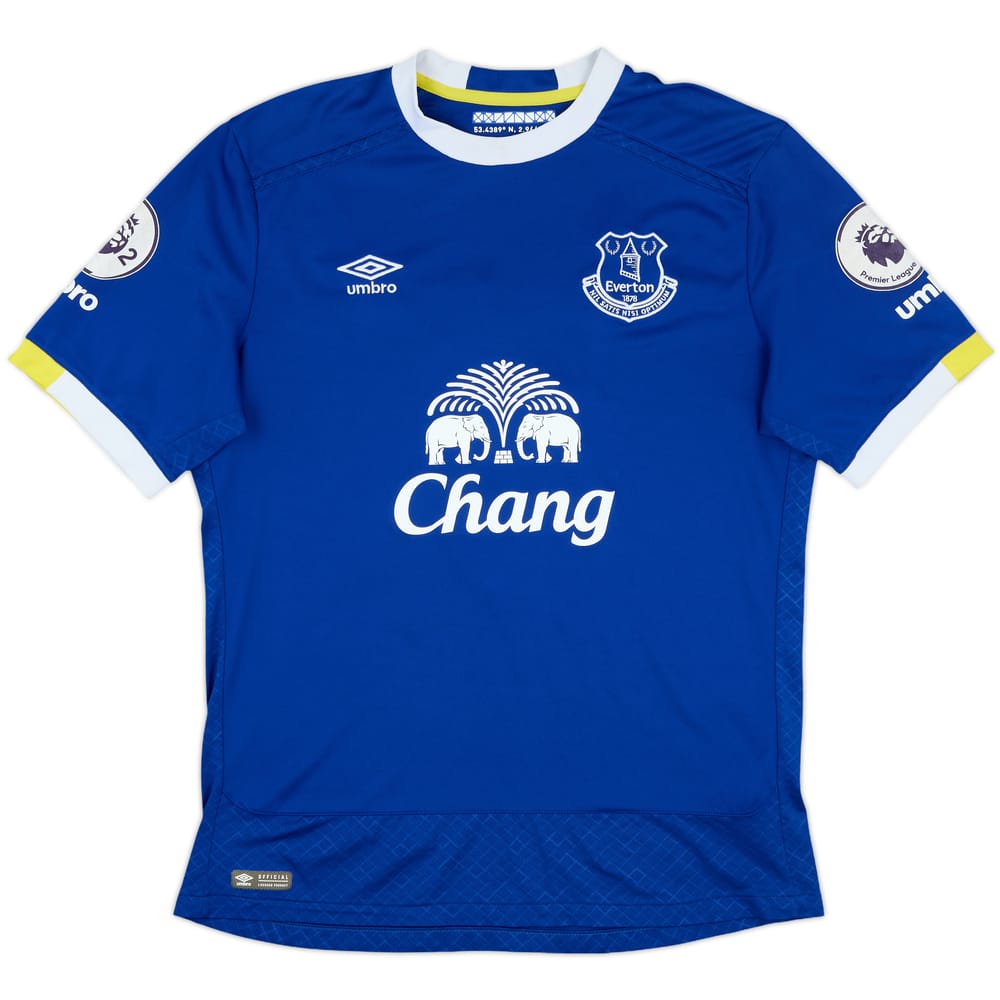 2016-17 Everton Match Issue Home Shirt #5