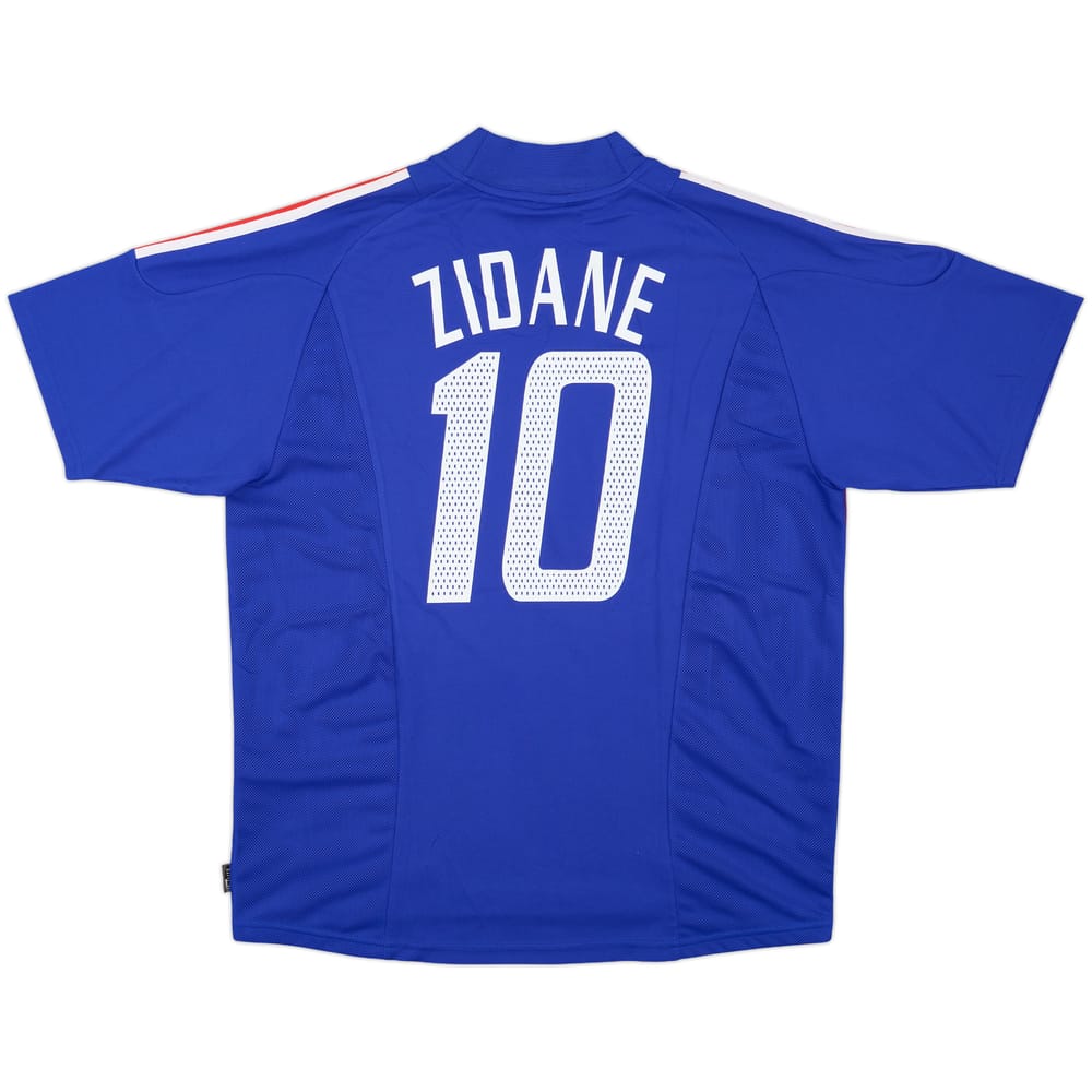 2002-04 France Home Shirt Zidane #10 - 8/10 - (XL)