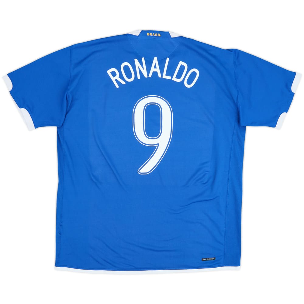 2006-07 Brazil Away Shirt Ronaldo #9 - 6/10 - (XL)