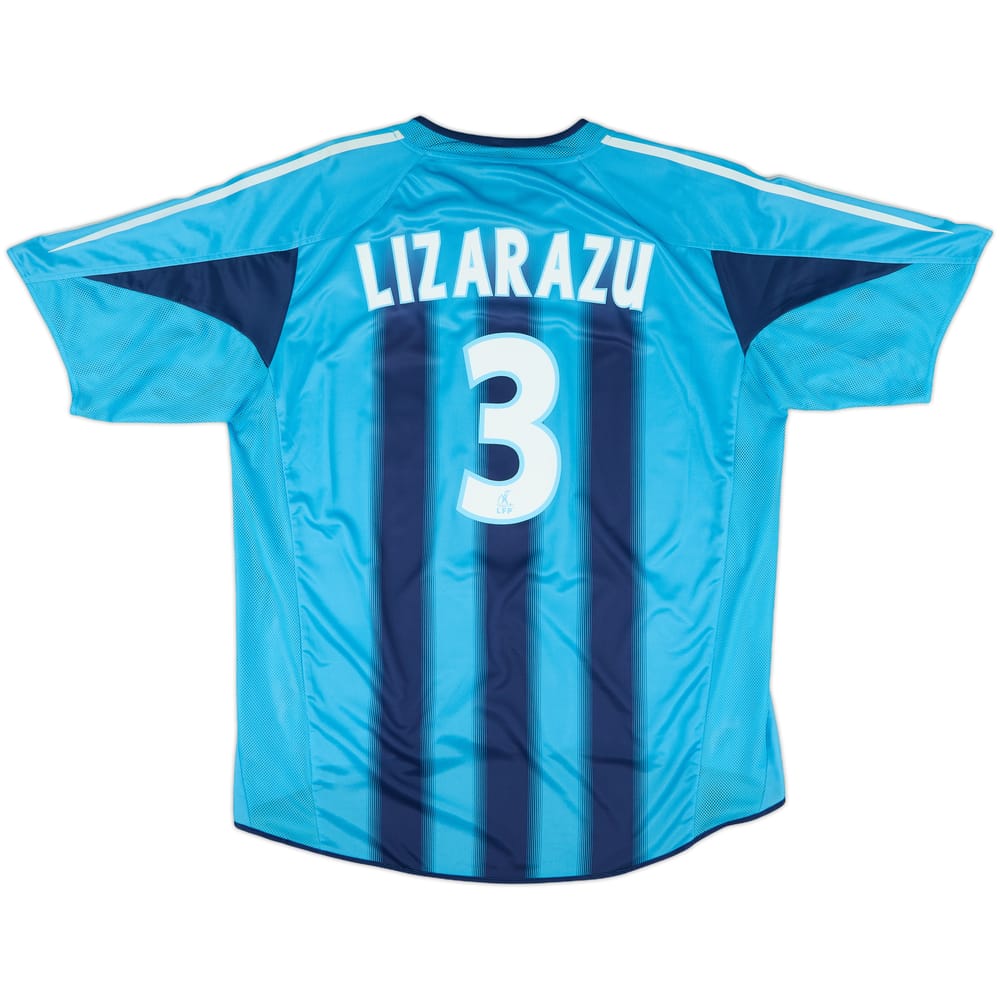 2004-05 Olympique Marseille Away Shirt Lizarazu #3 - 8/10 - (XL)