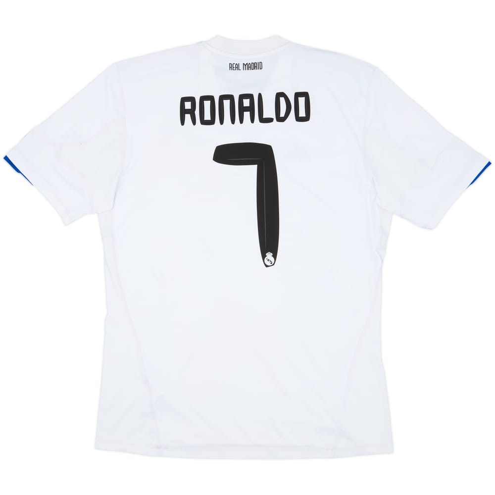 2010-11 Real Madrid Home Shirt Ronaldo #7 - 6/10 - (XL)