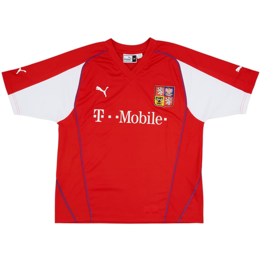 2004-05 República Checa Camiseta Local Básica - 5/10 - (XL)