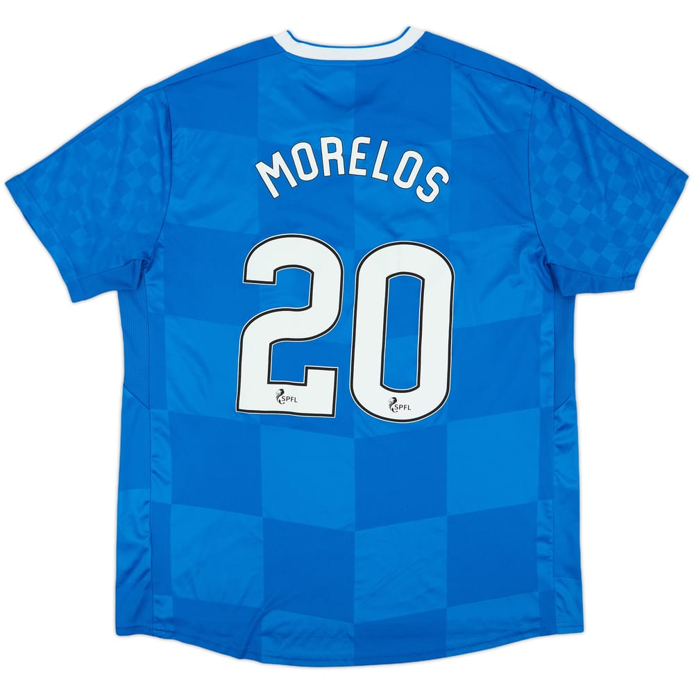 2016-18 Rangers Home Shirt Morelos #20 - 8/10 - (XL)