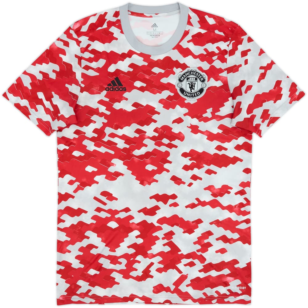 2021-22 Manchester United adidas Training Shirt - 9/10 - (M)