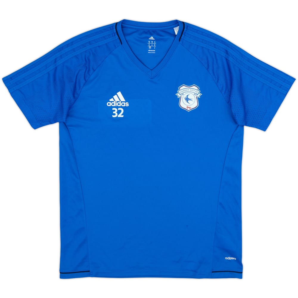 2017-18 Cardiff Player Issue adizero Training Shirt #32 - 8/10 - (M)