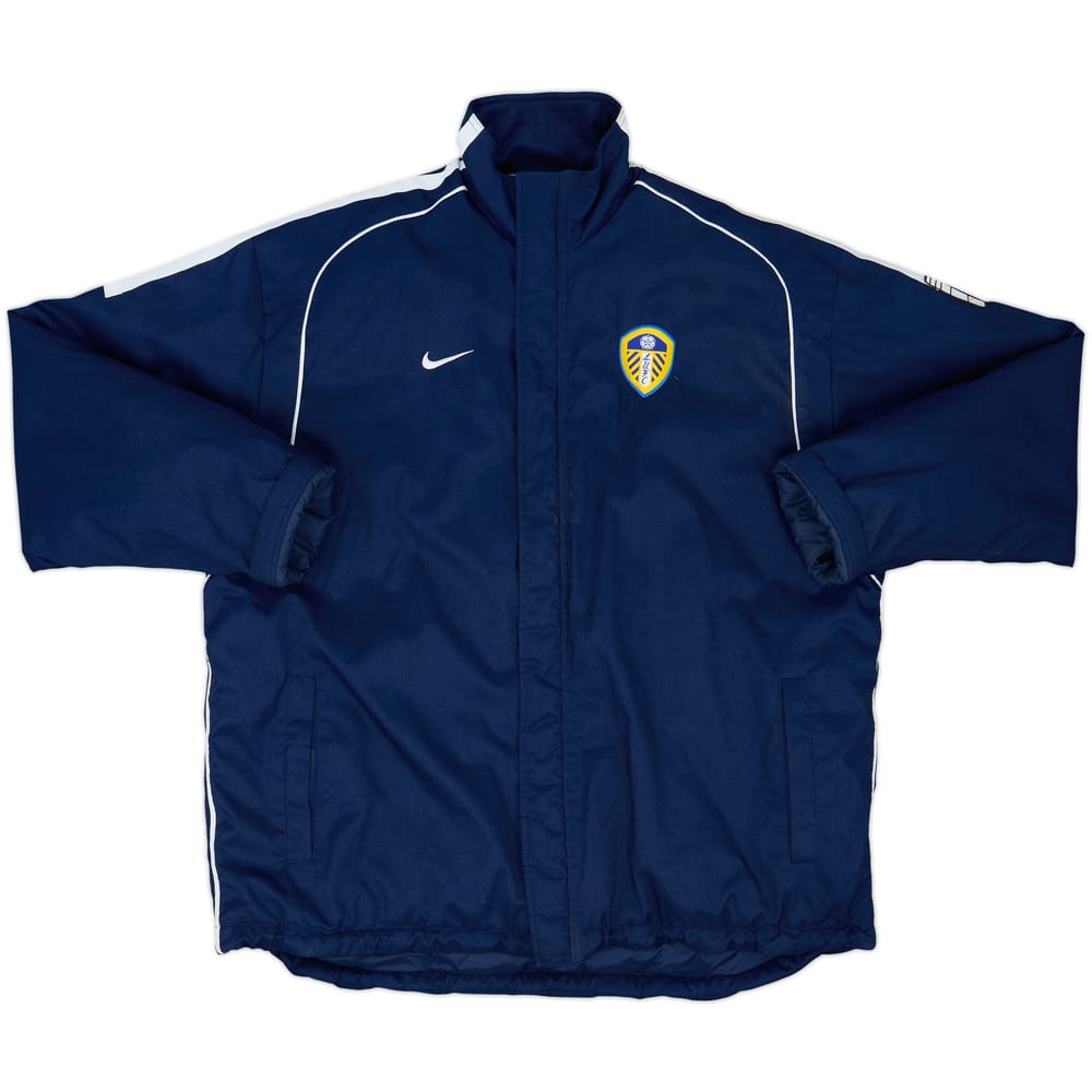 Abrigo de banquillo acolchado Nike del Leeds United 2002-03 - 7/10 - (XL)