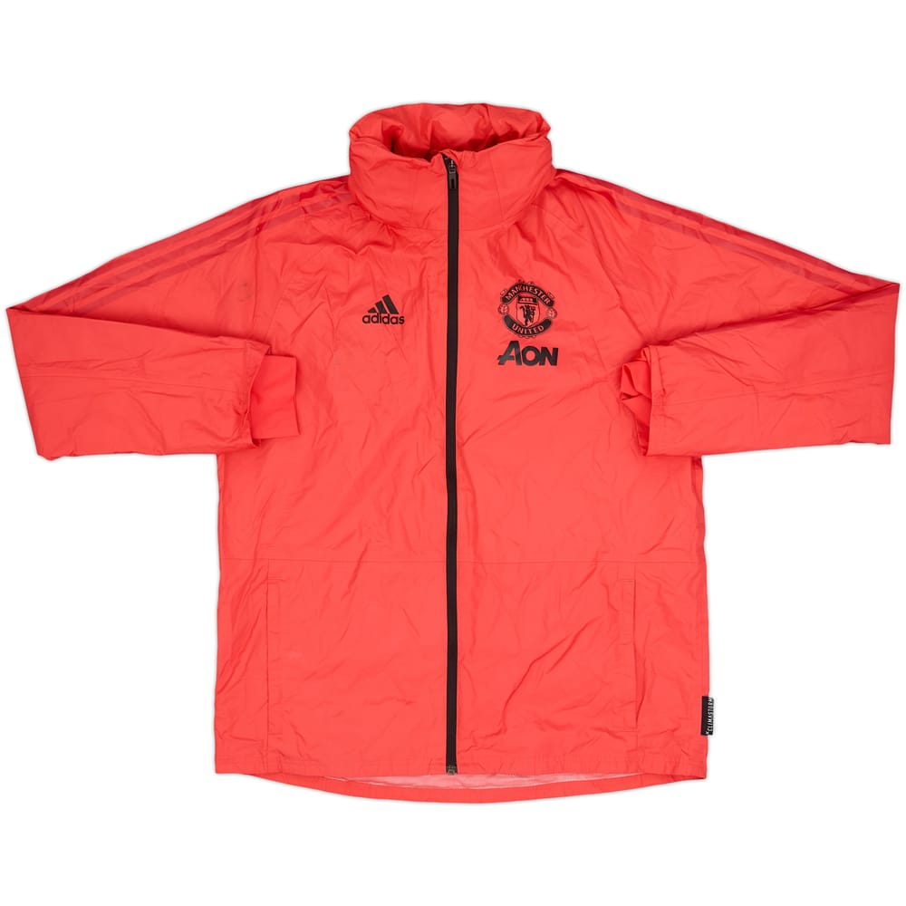 2018-19 Manchester United adidas Hooded Rain Jacket - 8/10 - (S)
