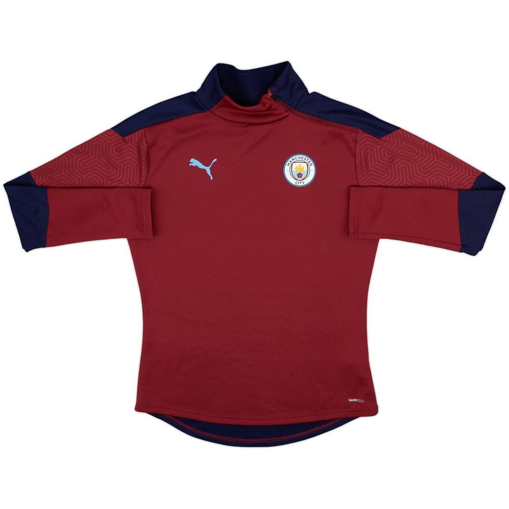2020-21 Manchester City Puma 1/4 Zip Drill Top - 8/10 - (M)