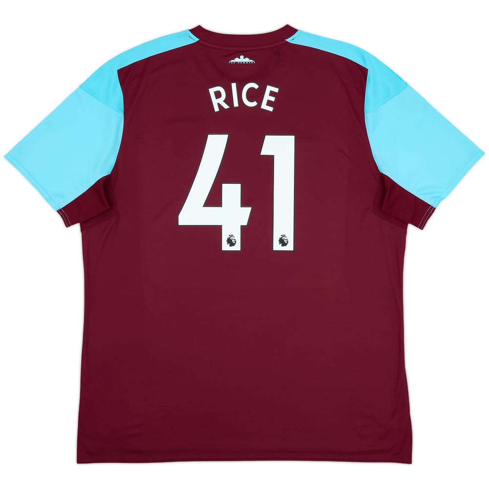 2017-18 West Ham Home Shirt Rice #41 - 8/10 - (3XL)