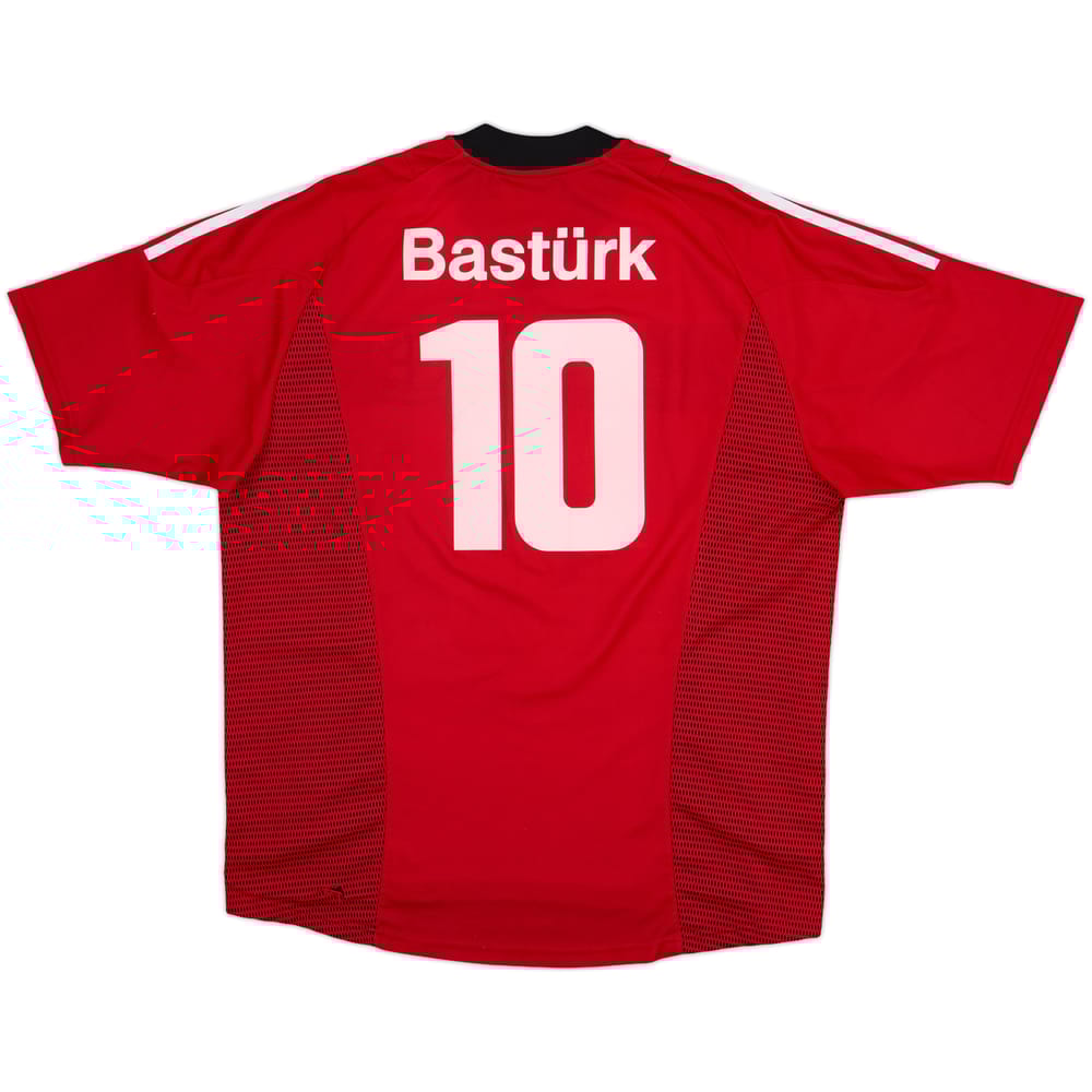 2002-04 Bayer Leverkusen Home Shirt Basturk #10 - 8/10 - (L)