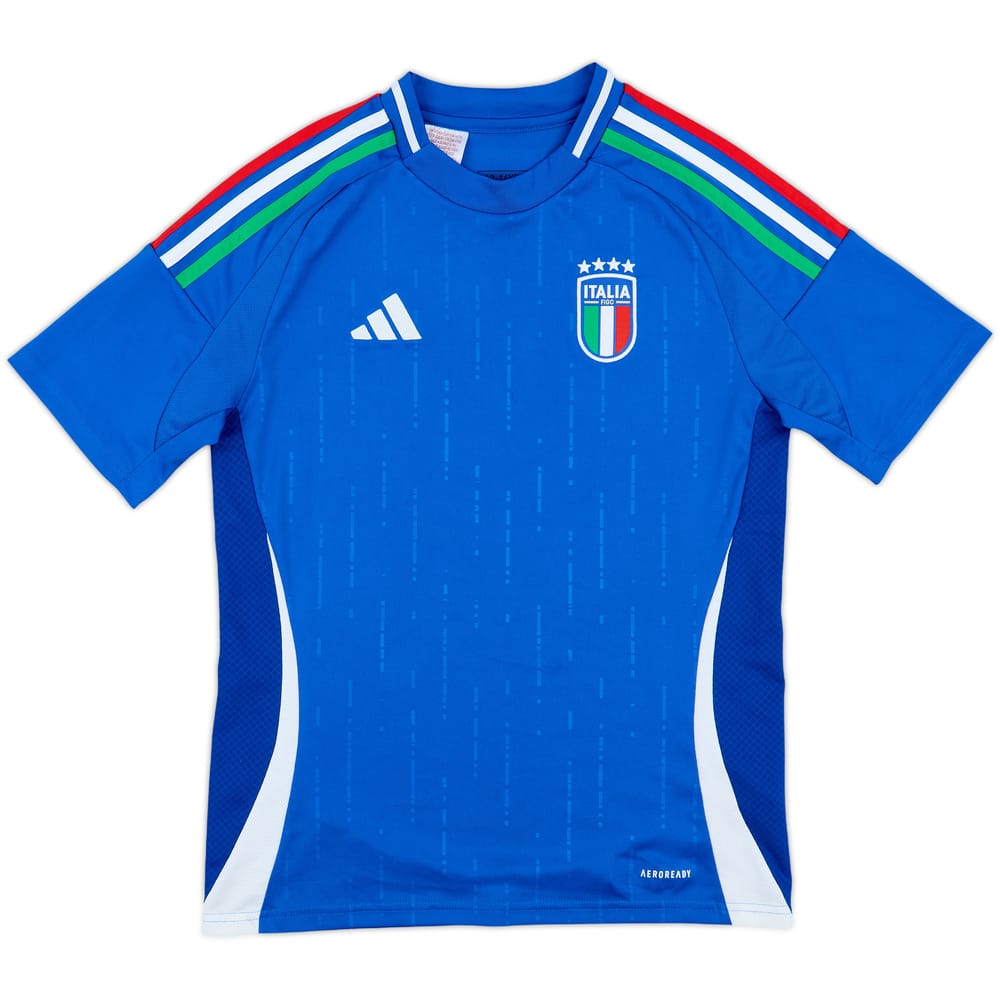 2023-24 Italy Home Shirt - 10/10 - (L.Boys)