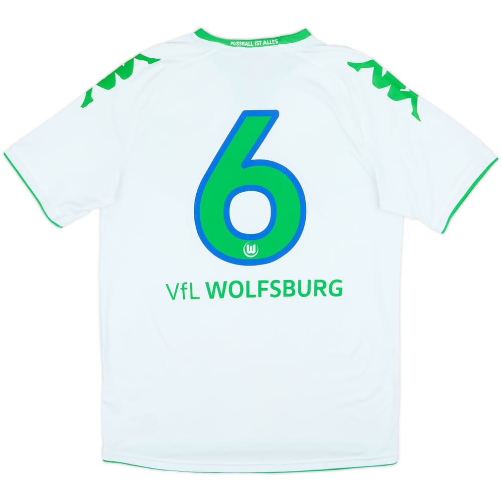2015-16 Wolfsburg Home Shirt #6 - 7/10 - (M)