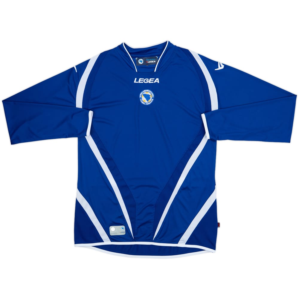 2012-13 Bosnia & Herzegovina Home L/S Shirt - 8/10 - (L)