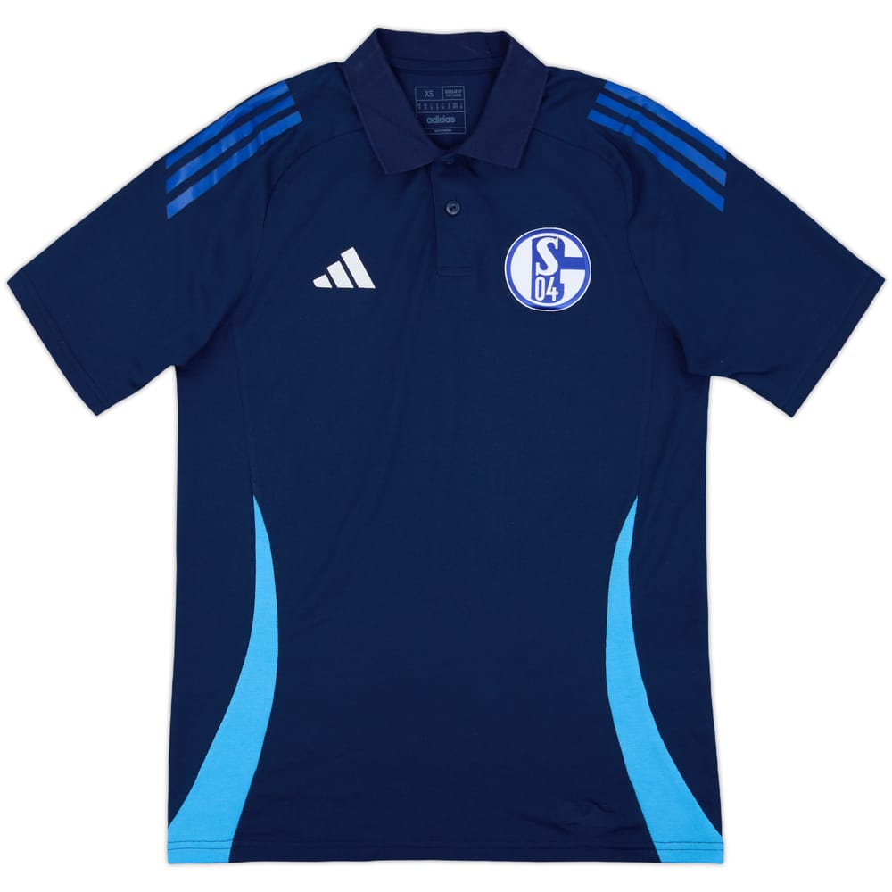 2023-24 Schalke adidas Polo Shirt - 8/10 - (XS)