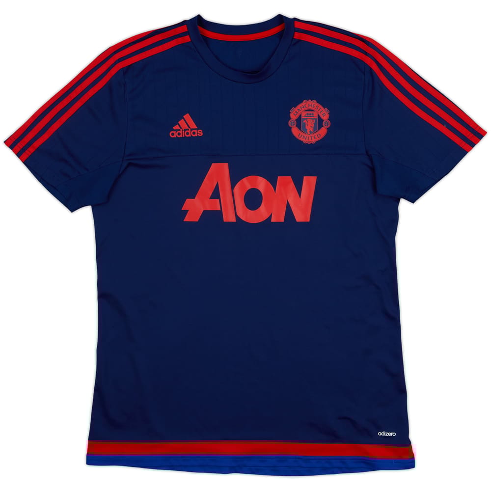 2015-16 Manchester United adizero Training Shirt - 8/10 - (L)