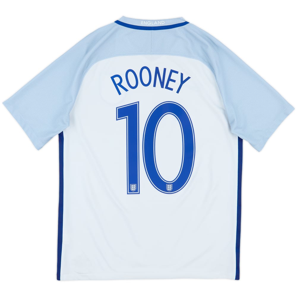 2016-17 England Home Shirt Rooney #10 - 7/10 - (M)