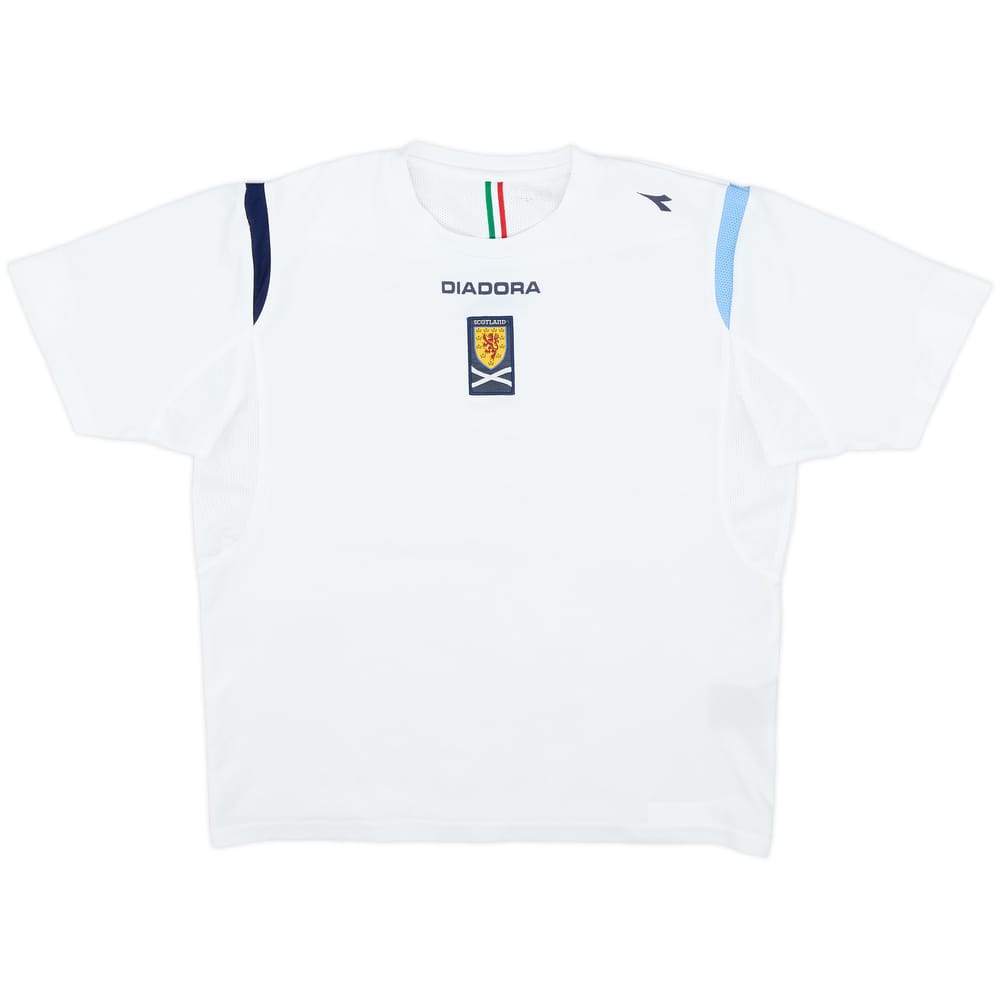 2003-04 Scotland Diadora Training Shirt - 8/10 - (L.Boys)