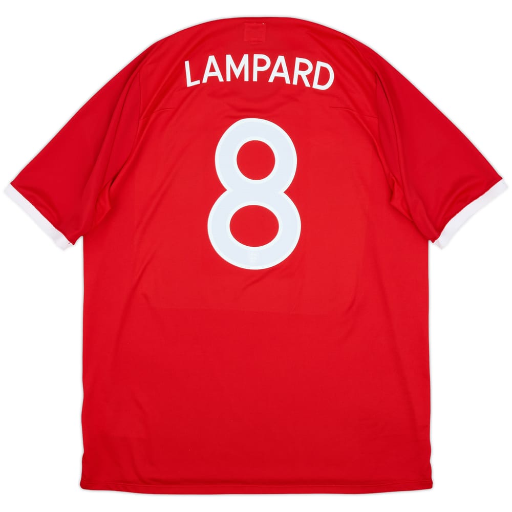 Camiseta de visitante de Inglaterra 2010-11 Lampard #8 - 10/10 - (XL)