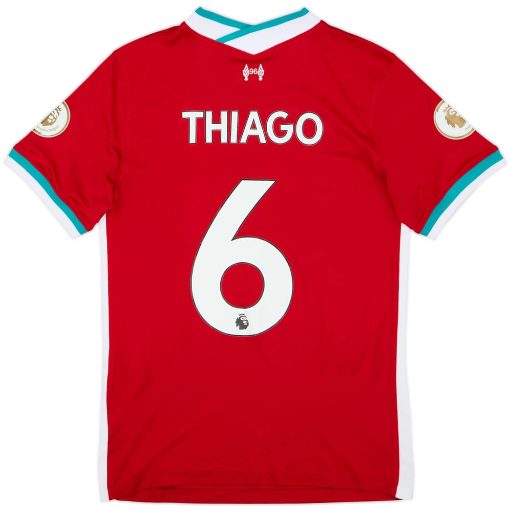 2020-21 Liverpool Home Shirt Thiago #6 - 6/10 - (S)