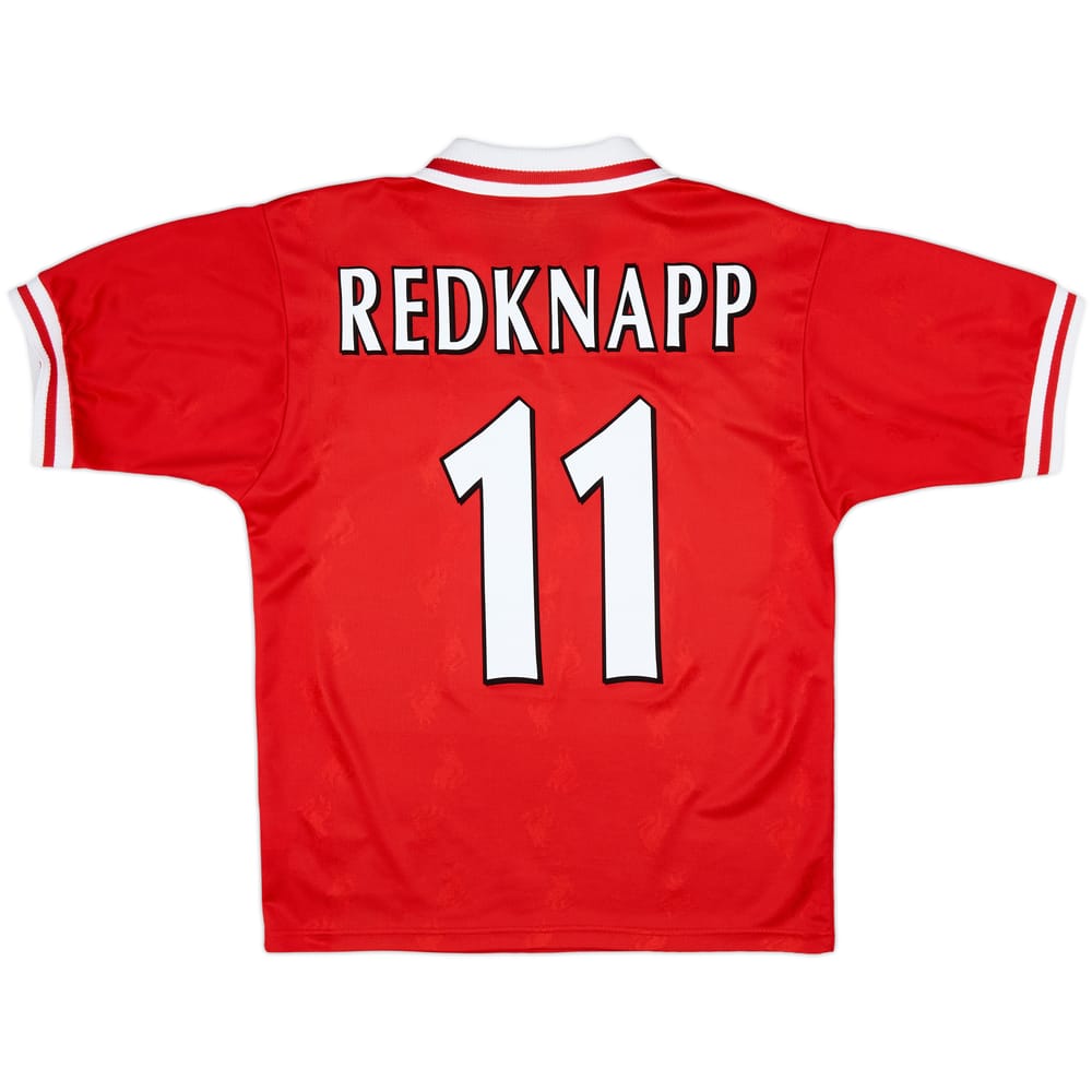 1996-98 Liverpool Home Shirt Redknapp #11 - 8/10 - (S)