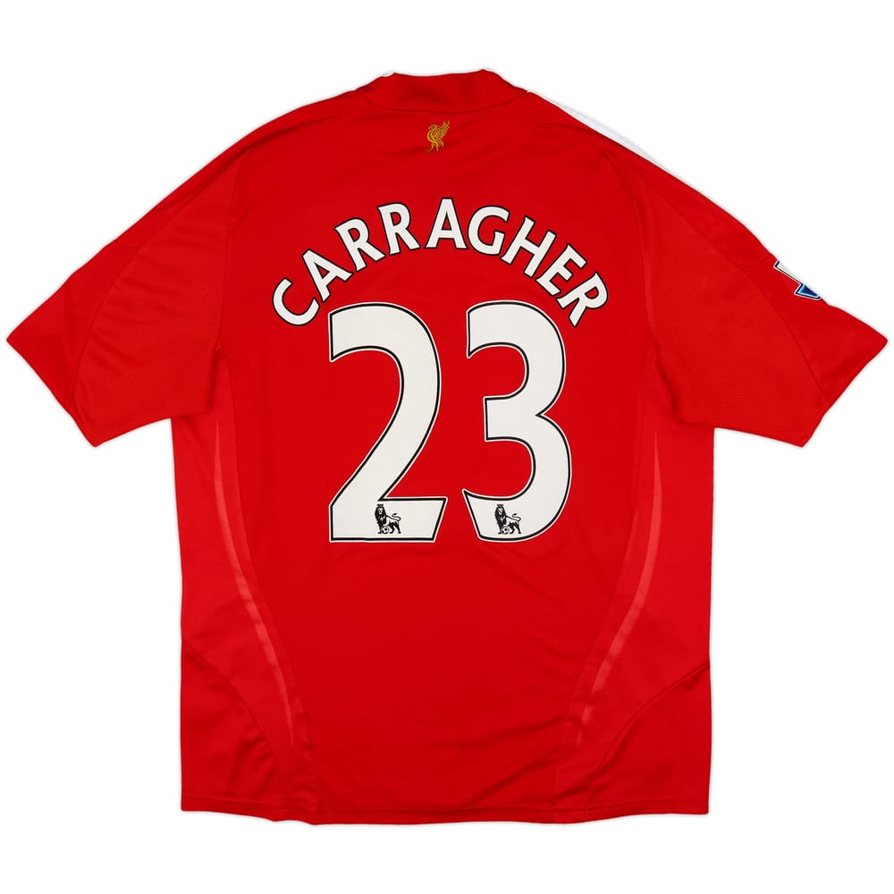 2008-10 Liverpool Home Shirt Carragher #23 - 8/10 - (L)