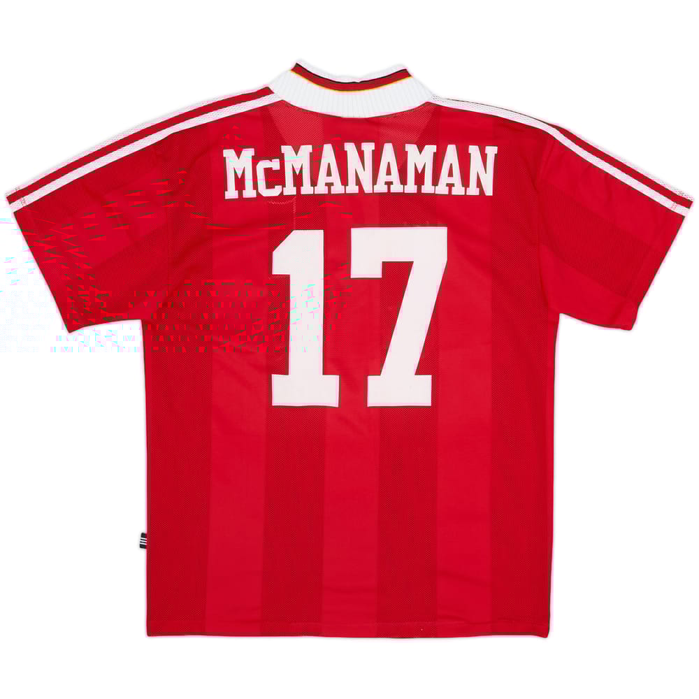 1995-96 Liverpool Home Shirt McManaman #17 - 8/10 - (M)