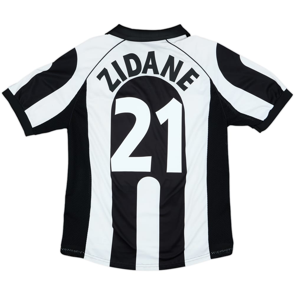 1997-98 Juventus Centenary Home Shirt Zidane #21 - 6/10 - (L)