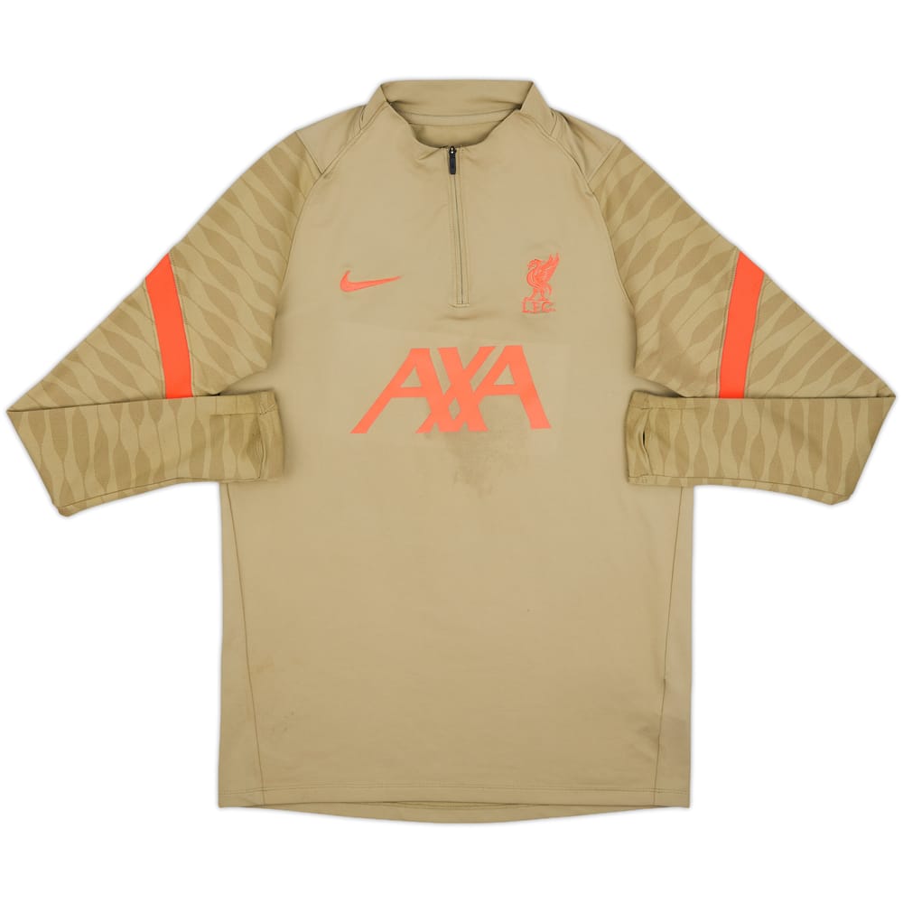2021-22 Liverpool Nike 1/4 Zip Drill Top - 7/10 - (M)