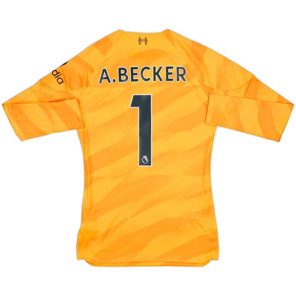 2022-23 Liverpool GK Shirt A.Becker #1 - 10/10 - (S)