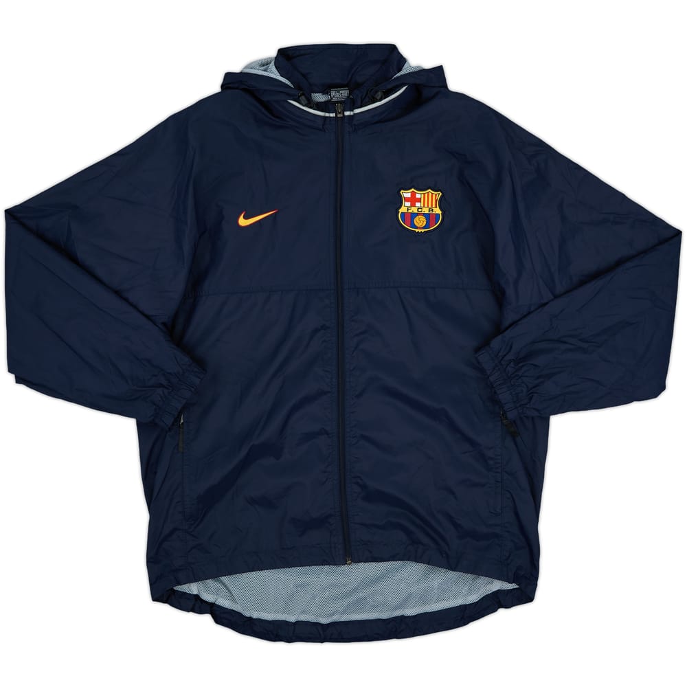 1999-00 Barcelona Nike Hooded Rain Jacket - 6/10 - (L)