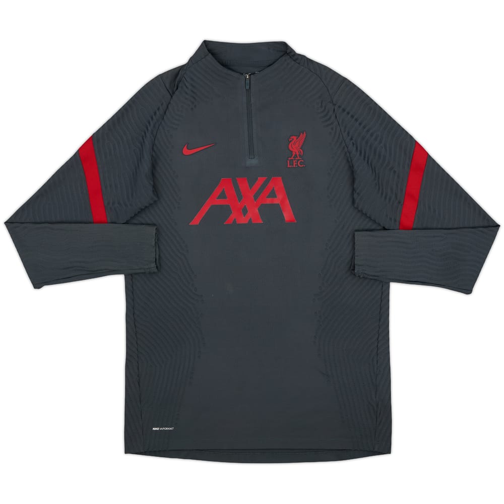2021-22 Liverpool Nike Vaporknit 1/4 Zip Drill Top - 7/10 - (L)