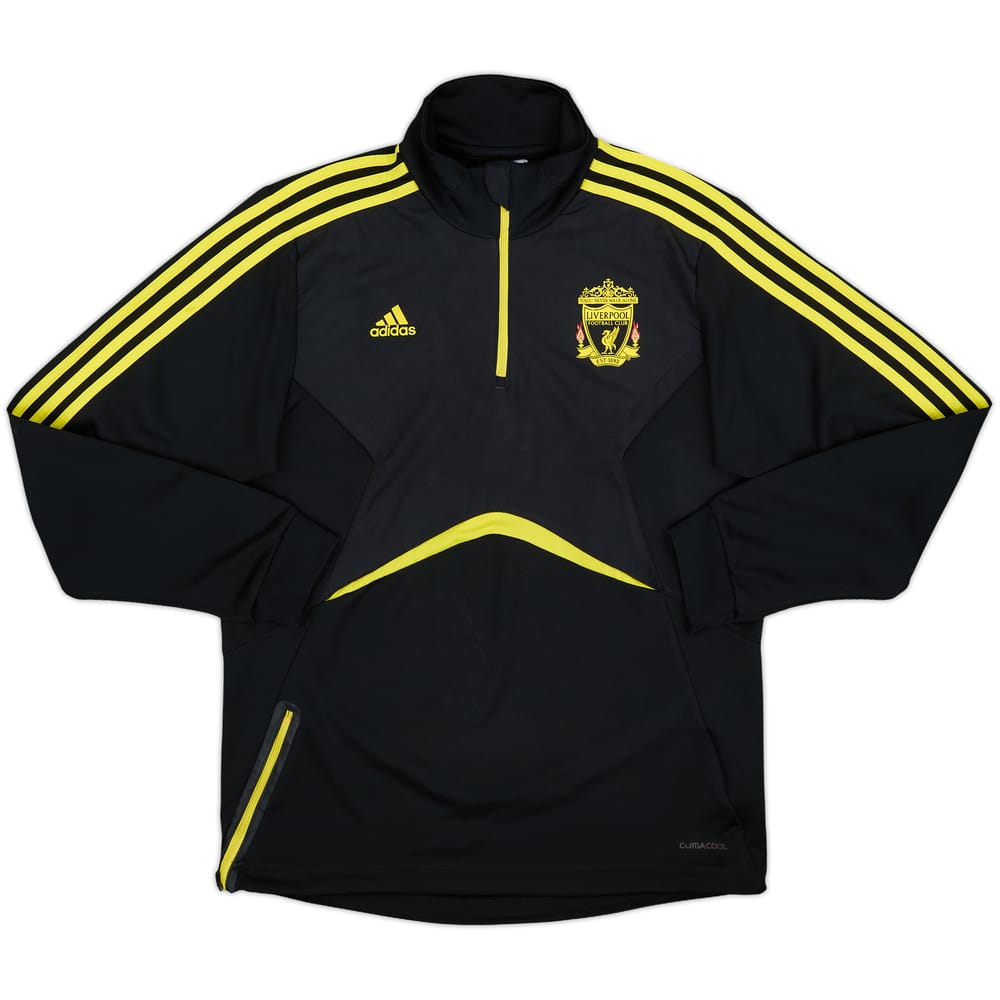 2010-11 Liverpool adidas 1/4 Zip Drill Top - 7/10 - (M/L)