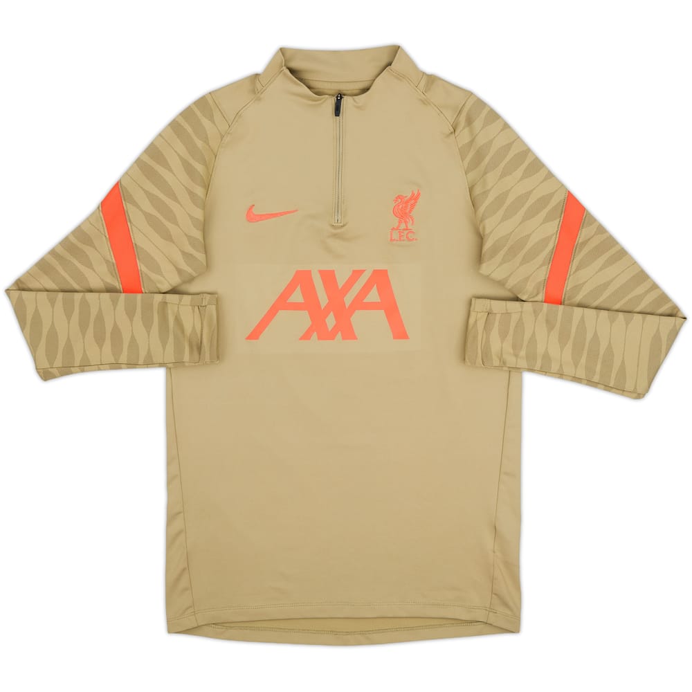 2021-22 Liverpool Nike 1/4 Zip Drill Top - 10/10 - (S)