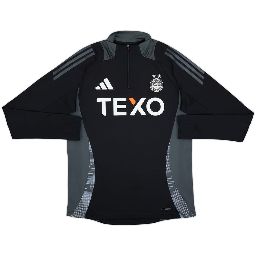2024-25 Aberdeen adidas 1/4 Zip Drill Top - 10/10 - (M)