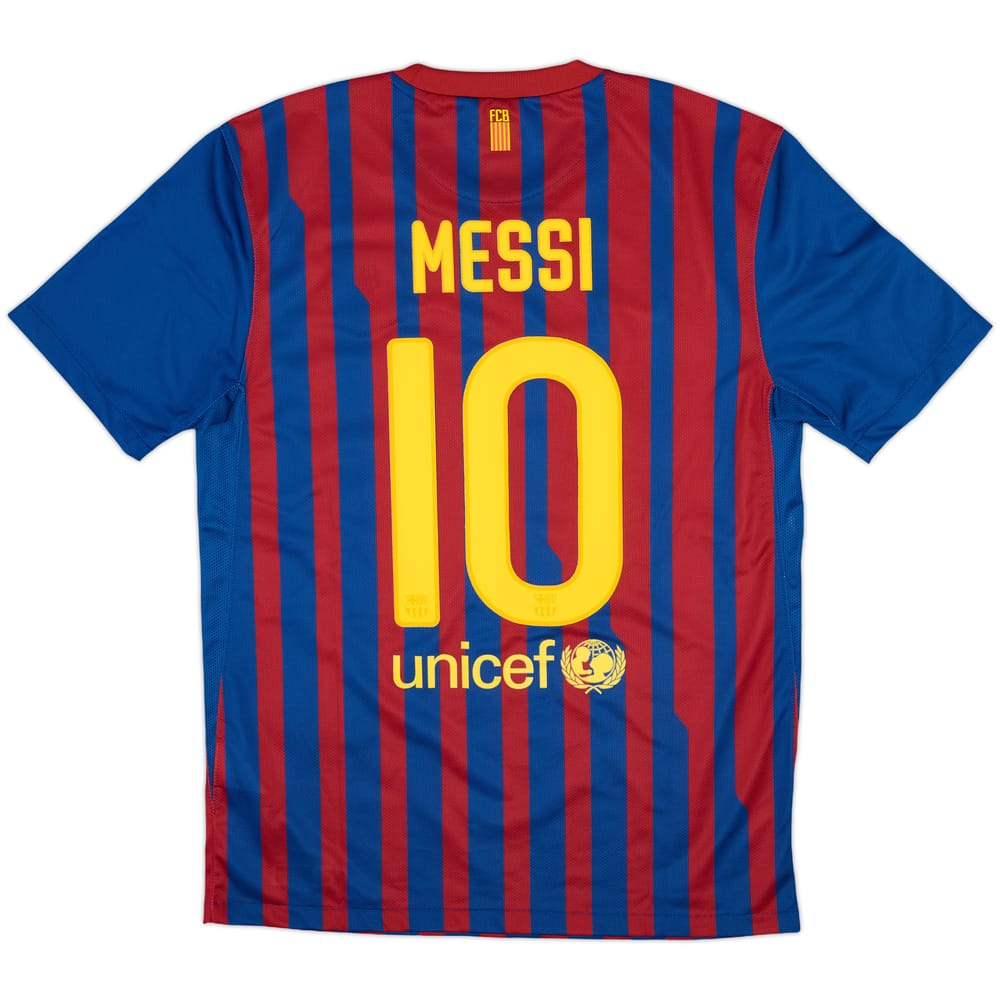 2011-12 Barcelona Home Shirt Messi #10 - 8/10 - (M)
